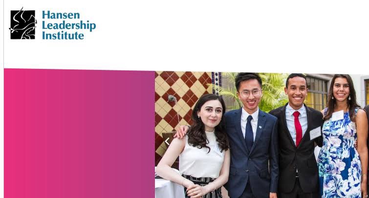 SCHOLARSHIP: Hansen Leadership Institute, USA International Scholarship for Postgraduate | Masters |Training Students