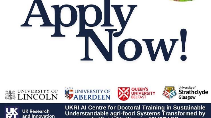 SCHOLARSHIP: SUSTAIN Studentships UKRI AI Centre for Doctoral Training, UK International Scholarship for Postgraduate | Ph.D Students